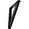 Ekena Millwork Traditional Wrought Iron Bracket, (Triple center brace), Powder Coated Black 2"W x 12"D x 15"H BKTM02X12X15TTR - alternate 1